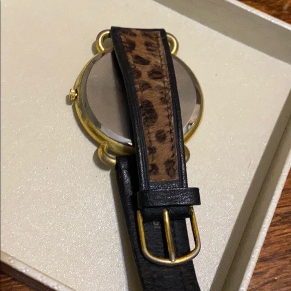 Vintage Cardini Big face watch with animal pattern band.- used - Picture 8 of 11